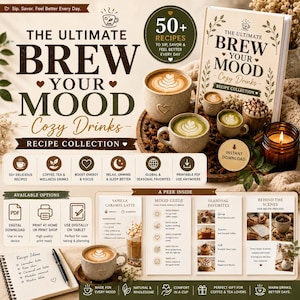 50 Ricette di Caffè Accoglienti - Modelli Stampabili - Ebook (Download Digitale)
