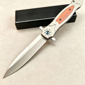 9-inch open opvouwbaar zakmes met veerondersteuning voor buiten kamperen Survival EDC-tools
