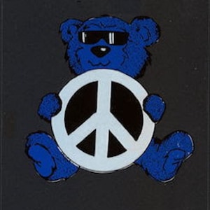Vintage Fensterbild Grateful Dead 11cm MINT
