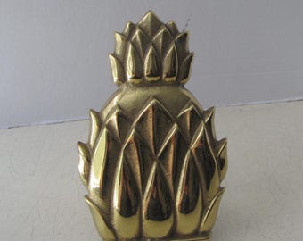Vintage Va Metalcrafters Newport 4022 Solid Brass Pineapple Door Knocker