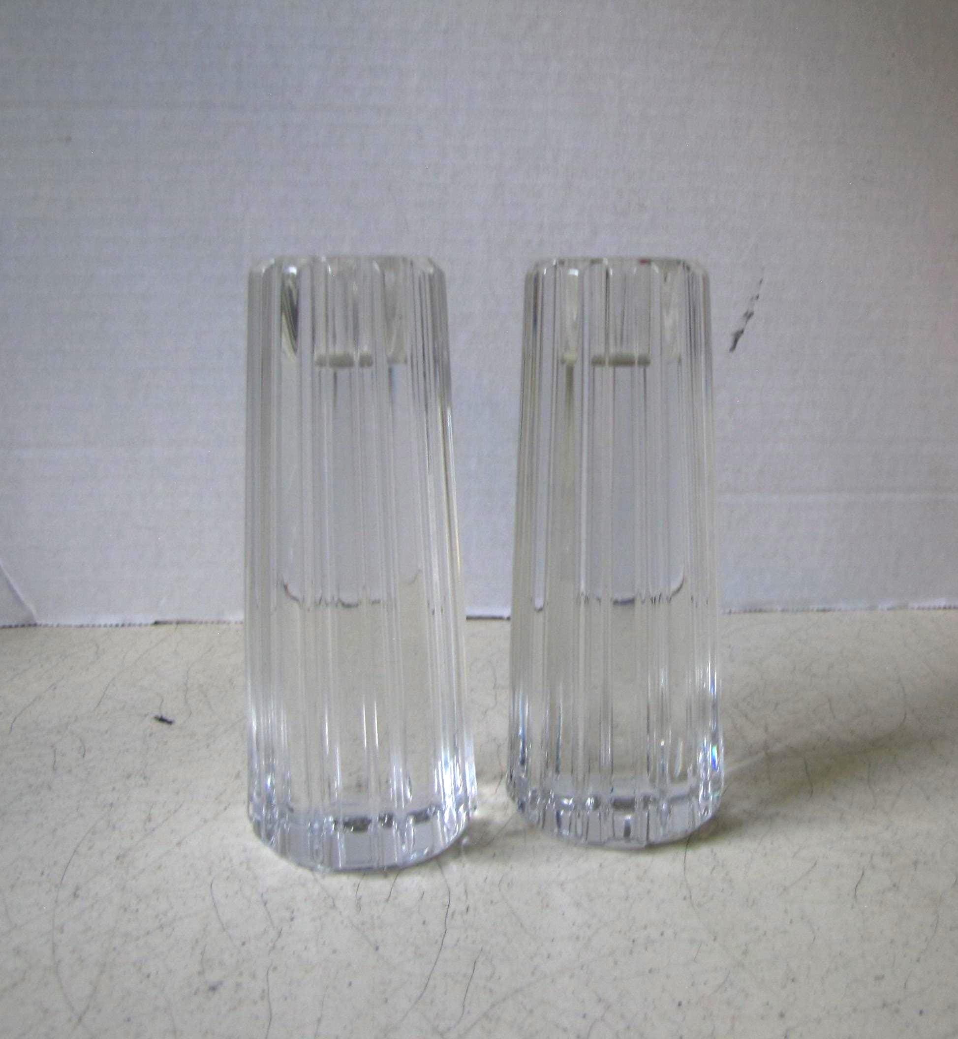 Tiffanys and Co Crystal Candlesticks - Etsy