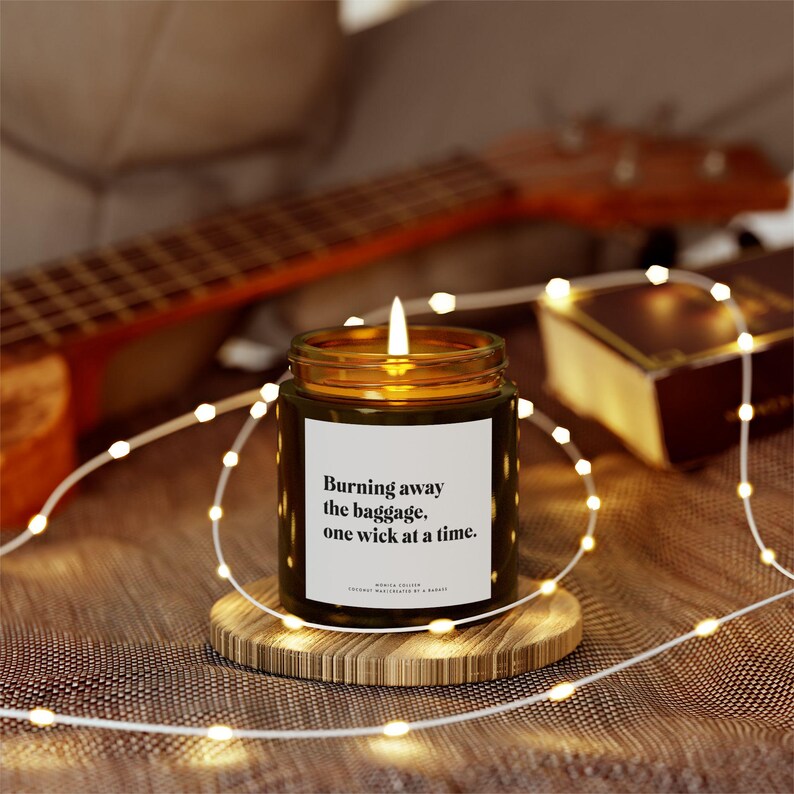 Burning Away the Baggage Funny Candles Funny Gifts for Her Funny Best Friend Gift Divorce Gift