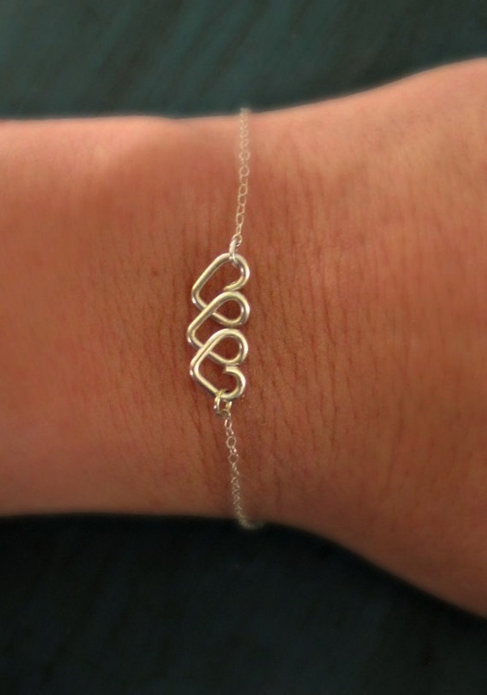 Infinite Love Bracelet Sterling Silver Bridesmaid Gift Best Etsy