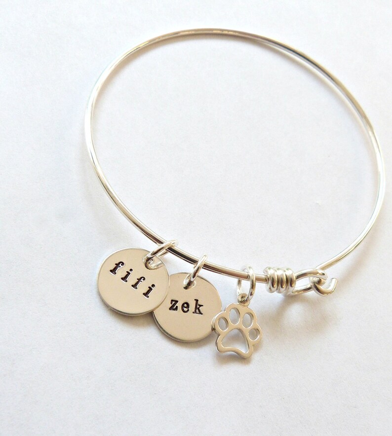 Custom Pet Jewelry, gift for her Cat Jewelry Pet Mom Pet Lover Gift wife gift Pet Memorial Jewelry Personalized Pet Bracelet