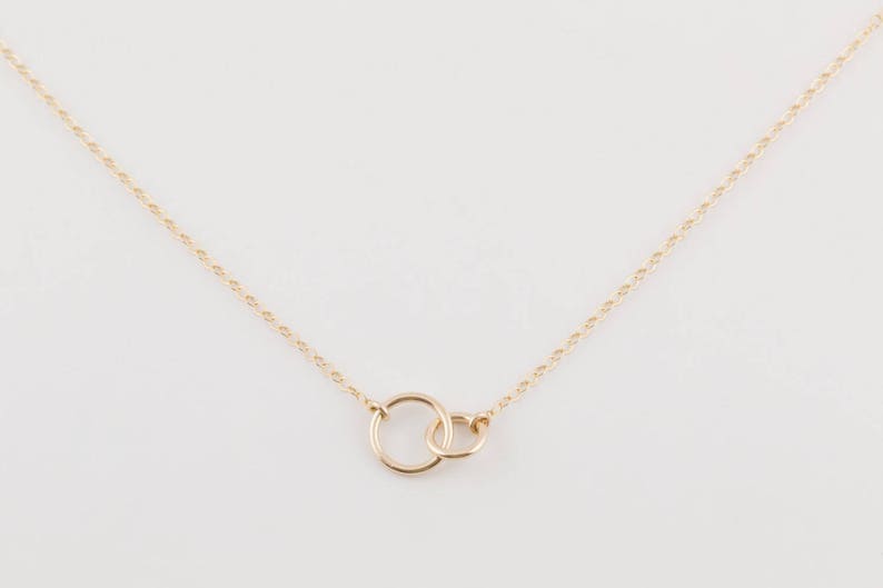 Eternity Necklace Birthday Gift Gold Necklace Gift Box | Etsy