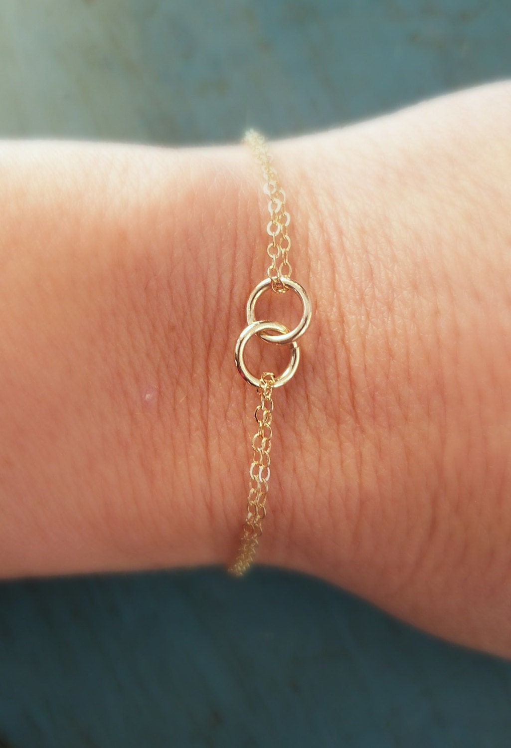 Mother Daughter Gift Gold Eternity Bracelet Mother's Day Etsy