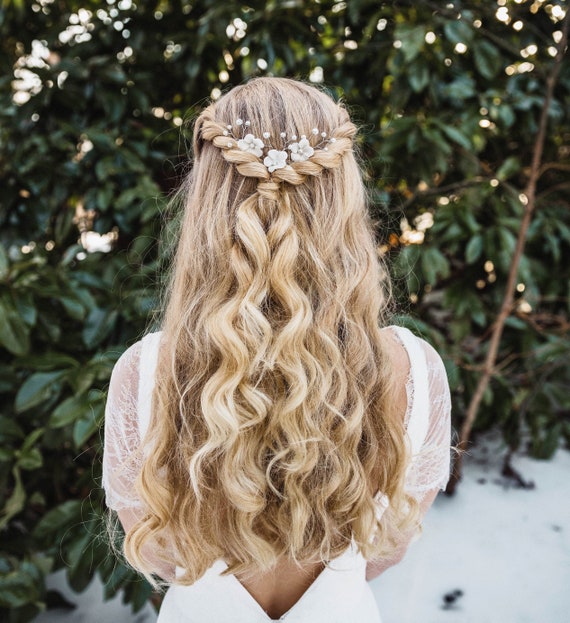 Boho Hair Pin Hair Vine Pin Bridal Hair Flower Piece - Etsy Boho Hair Pin Hair Vine Pin Bridal Hair Flower Piece - Etsy