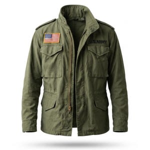Mens Cotton Field Jacket - Etsy