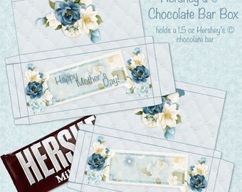 E 191- Chocolate Box Wrapper for Hershey's© Chocolate Bar-digital download