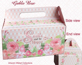 Smile and Be Happy Gable Box - Digital Download