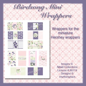 E119 Digital Download Love Chocolate Bar Wrappers