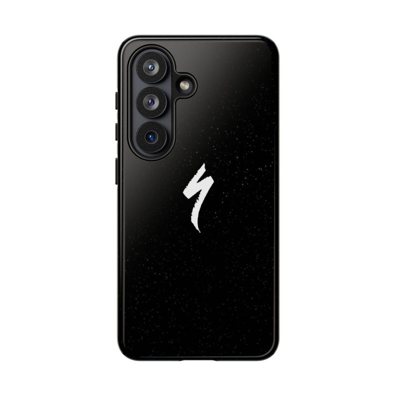 Specialized Logo Phone Case | Minimal Black Cycling iPhone Case | MTB Rider Cover | Bicycle Aesthetic Gift image 9