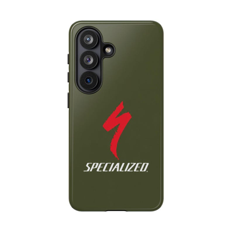 Specialized Bike Logo Phone Case | Olive Green Cycling Case for iPhone & Samsung Google Pixel | MTB Road Bike Rider Gift image 10
