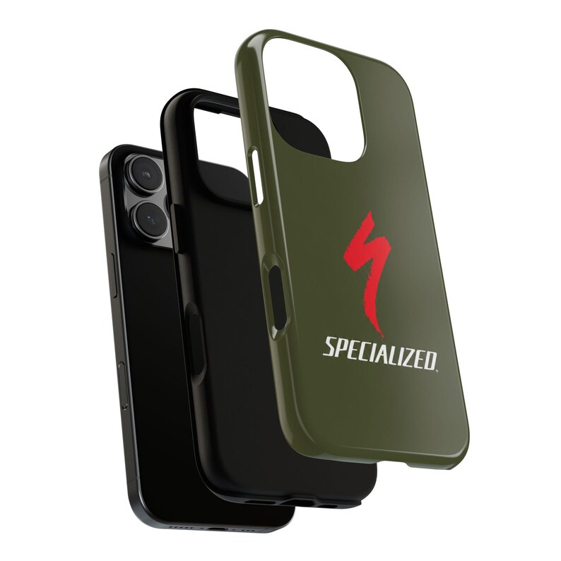 Specialized Bike Logo Phone Case | Olive Green Cycling Case for iPhone & Samsung Google Pixel | MTB Road Bike Rider Gift image 9