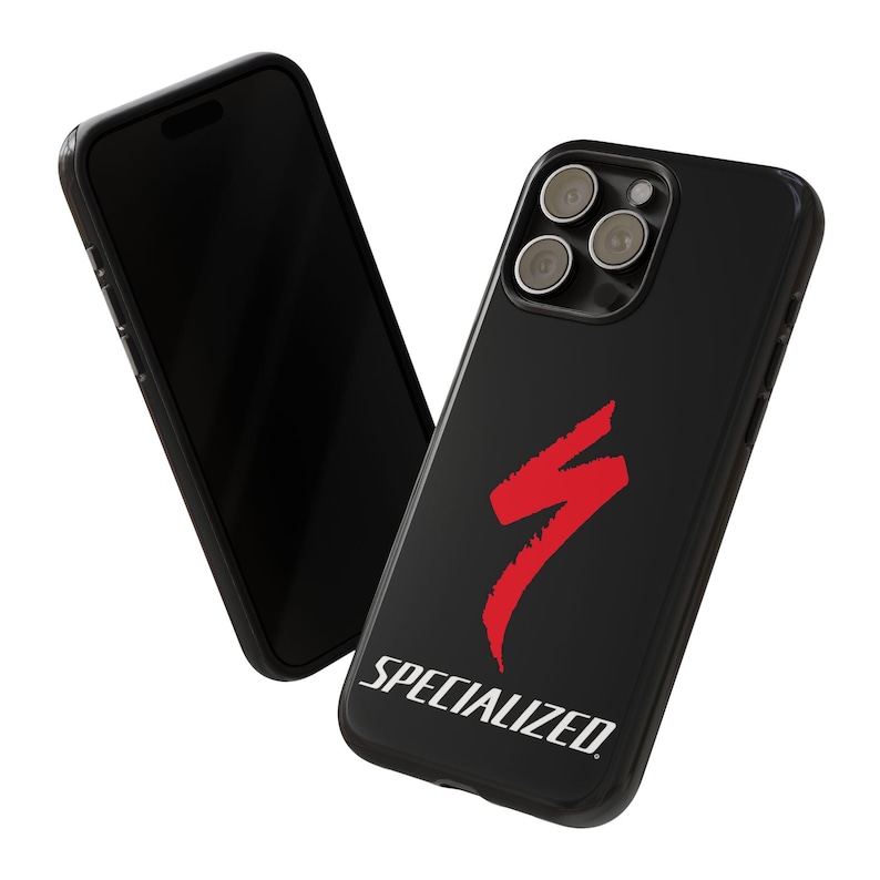 Specialized MTB-telefoonhoesje | Mountainbike iPhone en Samsung, Google Pixel-hoesje | Fietsen Downhill Biker Hoes | Gespecialiseerde logostijl afbeelding 4