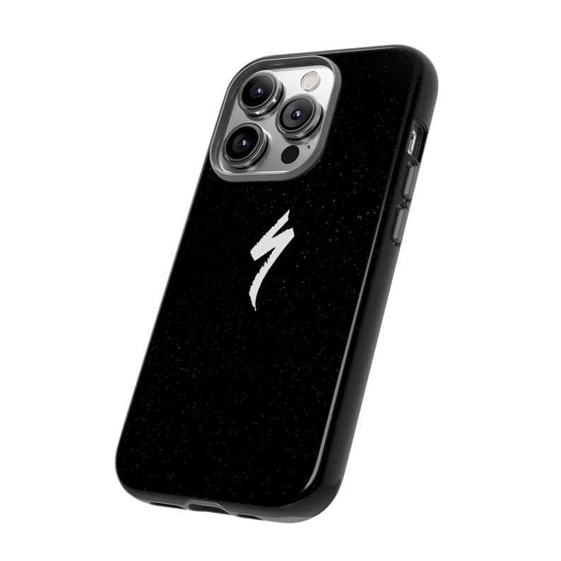 Specialized Logo Phone Case | Minimal Black Cycling iPhone Case | MTB Rider Cover | Bicycle Aesthetic Gift image 10