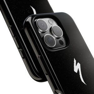 Specialized Logo Phone Case | Minimal Black Cycling iPhone Case | MTB Rider Cover | Bicycle Aesthetic Gift image 12