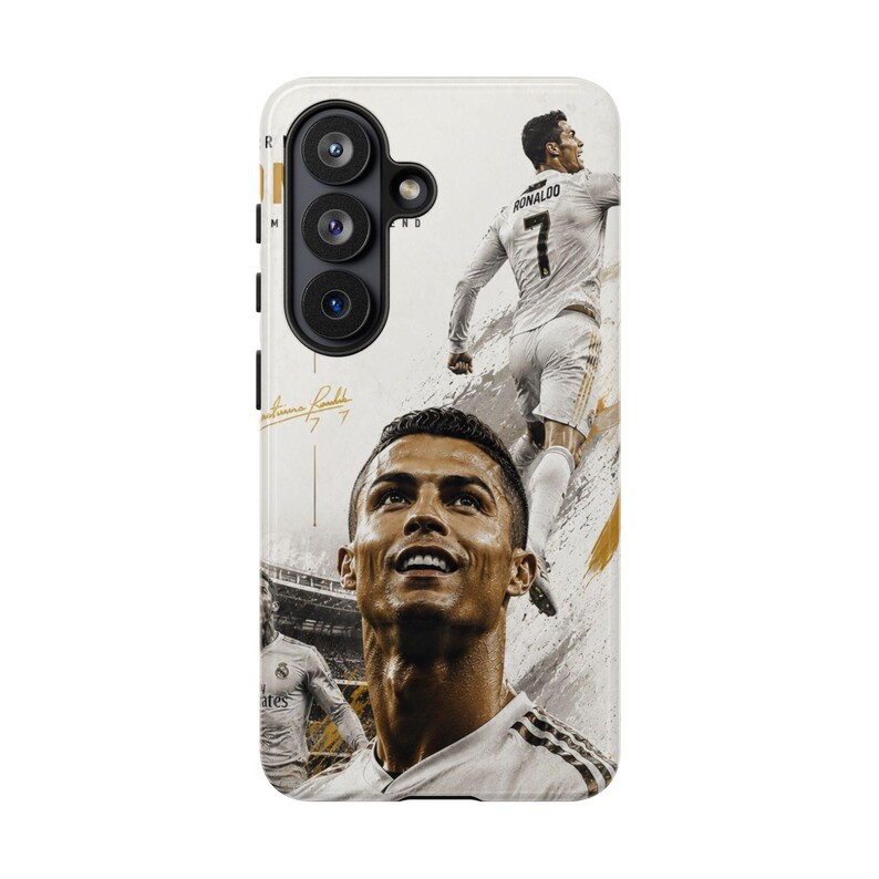 Cristiano Ronaldo Real Madrid Phone Case | CR7 Football Legend Case for iPhone Samsung | Luxury Soccer Tough Cover image 8