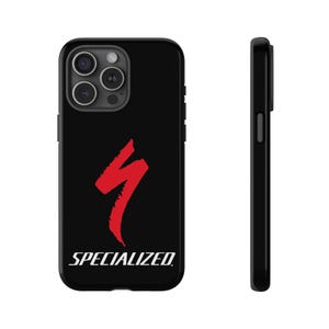 Specialized MTB-telefoonhoesje | Mountainbike iPhone en Samsung, Google Pixel-hoesje | Fietsen Downhill Biker Hoes | Gespecialiseerde logostijl afbeelding 5