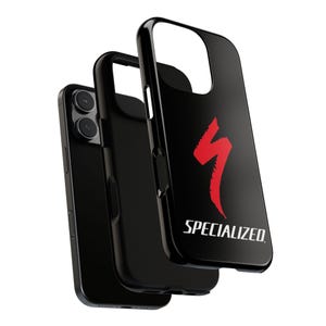 Specialized MTB-telefoonhoesje | Mountainbike iPhone en Samsung, Google Pixel-hoesje | Fietsen Downhill Biker Hoes | Gespecialiseerde logostijl afbeelding 7
