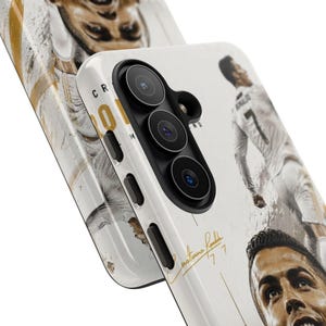 Cristiano Ronaldo Real Madrid Phone Case | CR7 Football Legend Case for iPhone Samsung | Luxury Soccer Tough Cover image 10