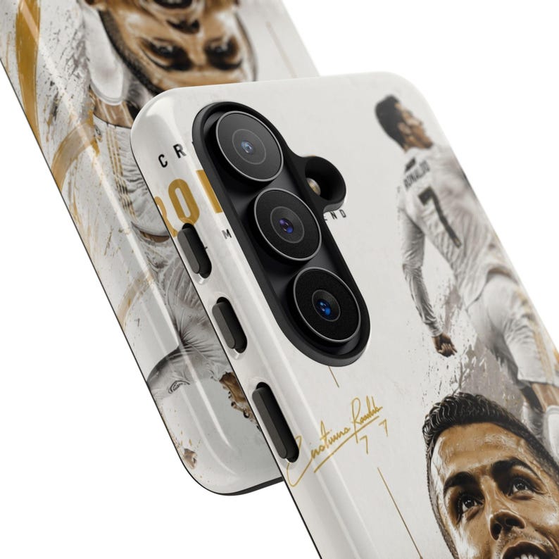 Cristiano Ronaldo Real Madrid Phone Case | CR7 Football Legend Case for iPhone Samsung | Luxury Soccer Tough Cover image 10