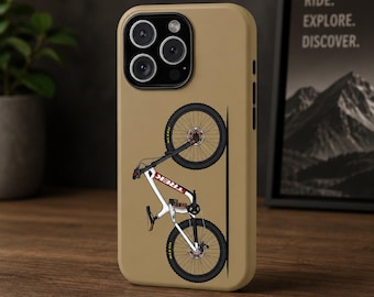 Trek MTB Phone Case | Mountain Bike iPhone & Samsung Case | Downhill Bicycle Cover | MTB Rider Gift | Cycling Tough Case for Google