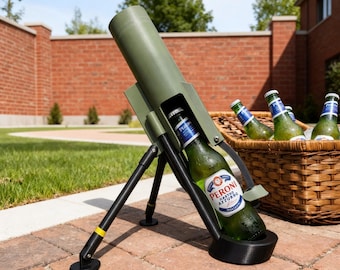 Novelty Mortar Bottle Opener for Wedding , Creative Camping Accessory for Beer Lovers Gift Heavy Duty Mortar Beer Opener for Backyard BBQs