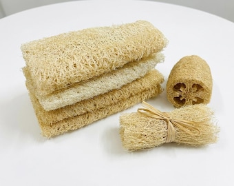 Komprimerad naturlig luffa, ekologisk biologiskt nedbrytbar disksvamp, hållbar kroppsskrubb, miljövänligt hemverktyg med noll avfall