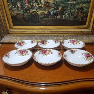 Royal albert 6 fruit bowls.