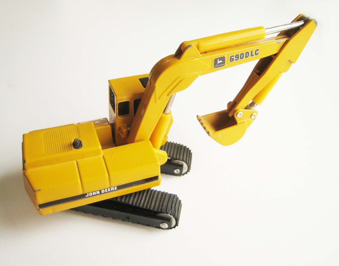 Vintage ERTL John Deere Excavator 690DLC Die Cast Toy Etsy