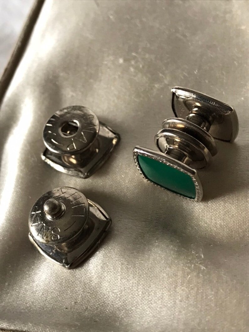 1920/'s Vintage /'Snap Link/' Cufflinks Vintage Male Accessory French Cuff Shirt Dressing Formal Cufflinks