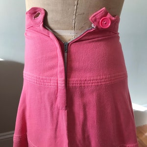 Women’s Vintage Clothing/ Salmon Linen Blend Full Skirt image 4