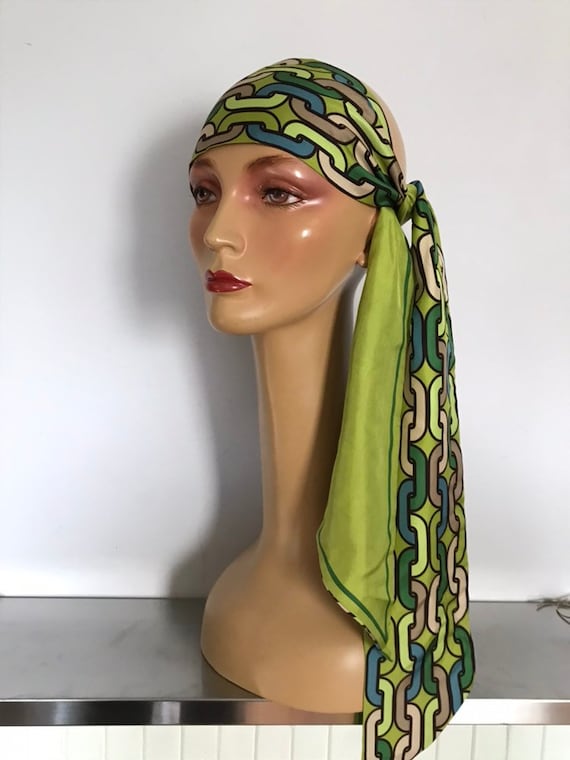 Silk Sash / Head Wrap / Neck Scarf / Head Scarf / 