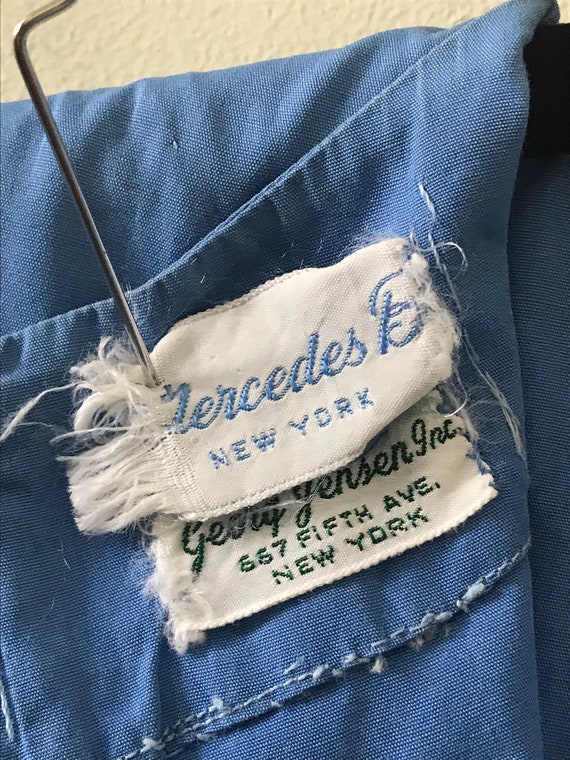 Children’s Vintage Clothing / Cornflower Blue Cot… - image 3