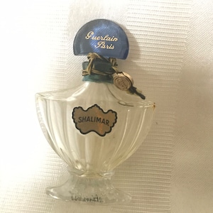 Vintage Shalimar Perfume Bottle• Collectible Perfume Bottle• Shalimar•