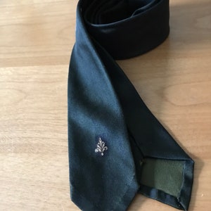 Men&#39;s Vintage Shirt Dressing Accessory / Men&#39;s Silk Necktie / Circa 1960&#39;s Silk Necktie / Amedeo Perrone Italian Silk Necktie/ Made in Italy