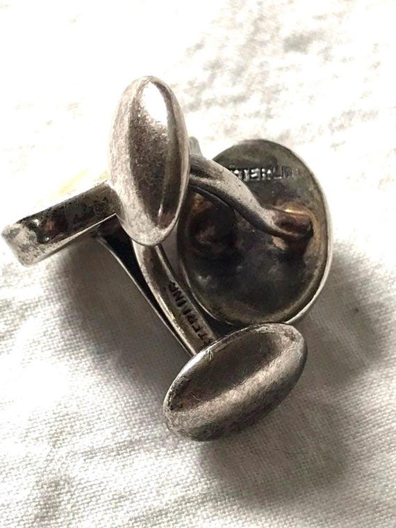 Sterling Silver & Abalone Shell Handcrafted Cuffl… - image 6