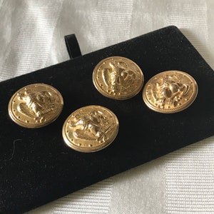 Vintage Military Brass Buttons - Etsy
