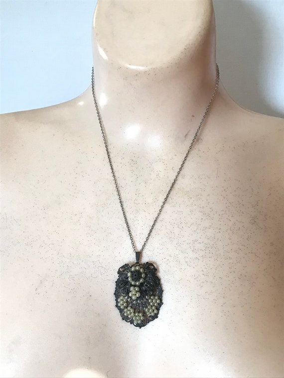 Vintage Jewelry • 1920’s Necklace • Pendant Neckla