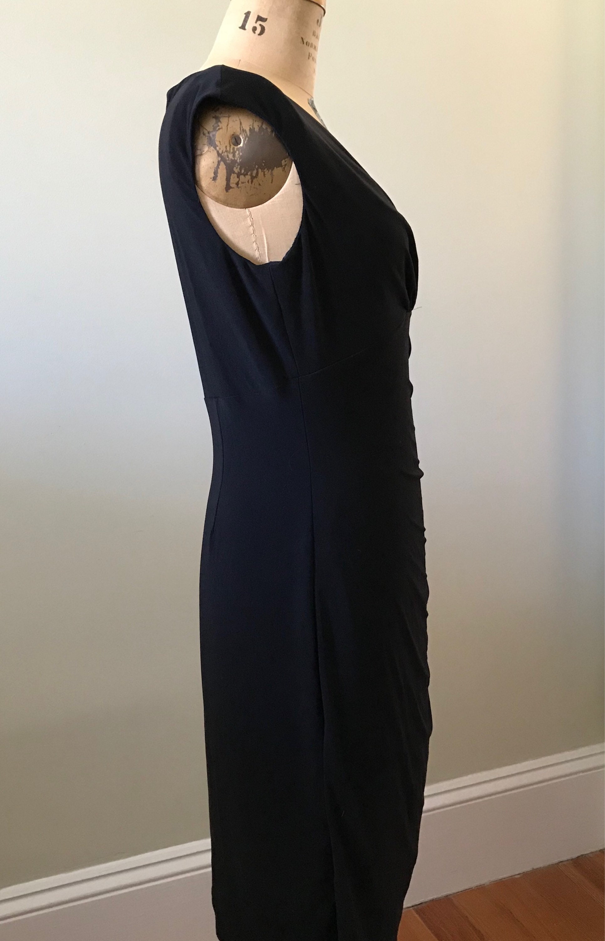 Women's Vintage Ralph Lauren Dress / Black Jersey Dress / ' Little Black  Dress' / Vintage Ralph Lauren - Etsy