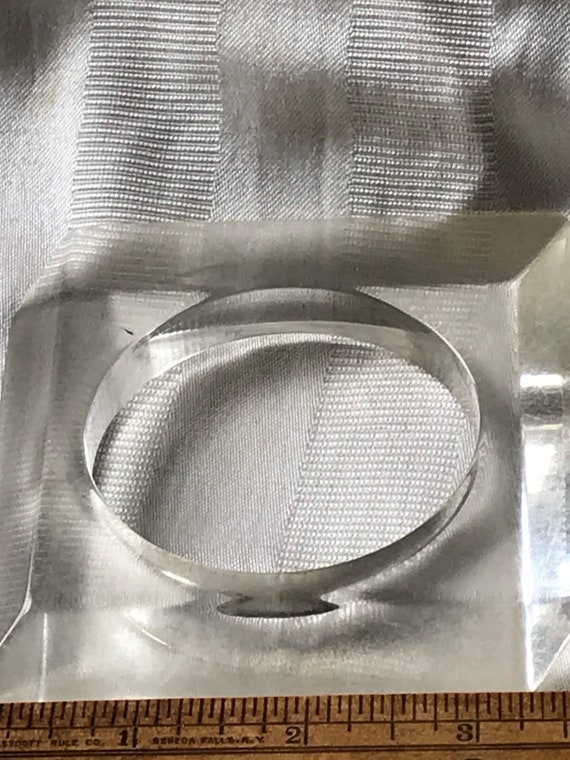 Vintage Lucite Bangles / Geometric Bangle / 60’s … - image 4