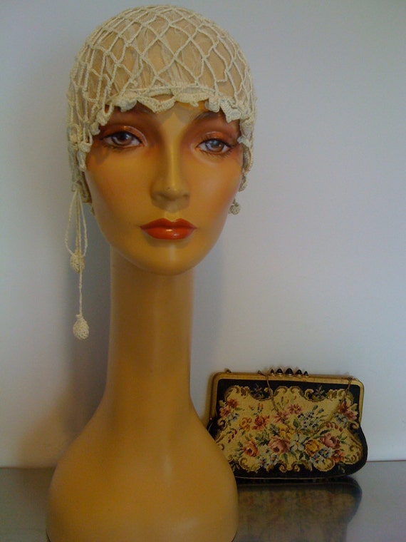 Antique Sleeping Bonnet/ Wedding Cap/ Victorian