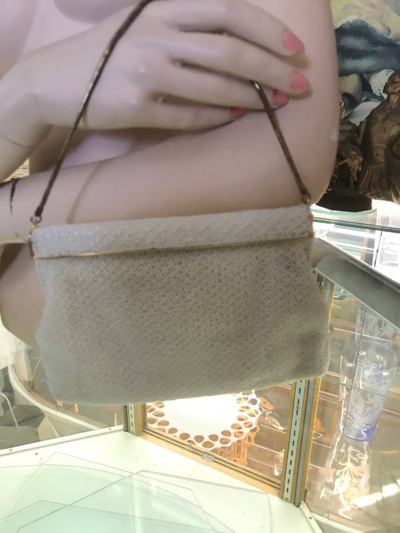 Vintage Beaded Handbag•Wristlet Beaded Purse•Wedd… - image 4