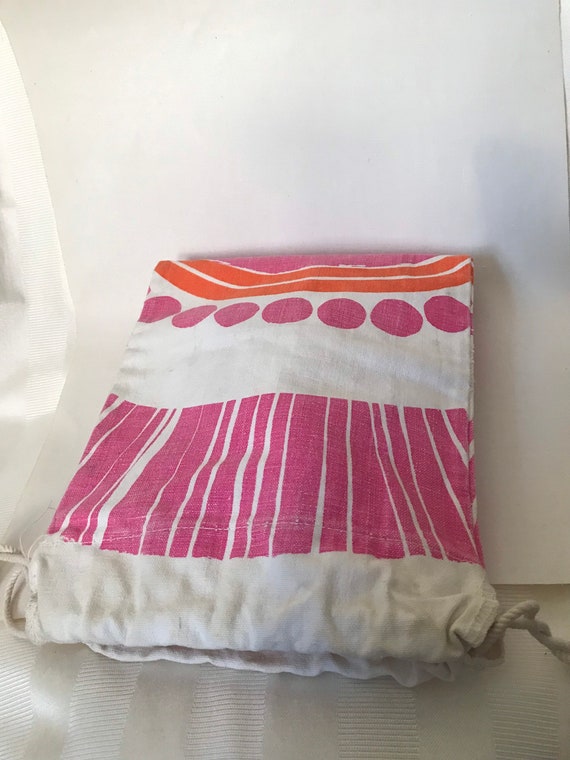 Canvas Pouch • 1970’s Pouch Bag • Vintage Cotton … - image 4