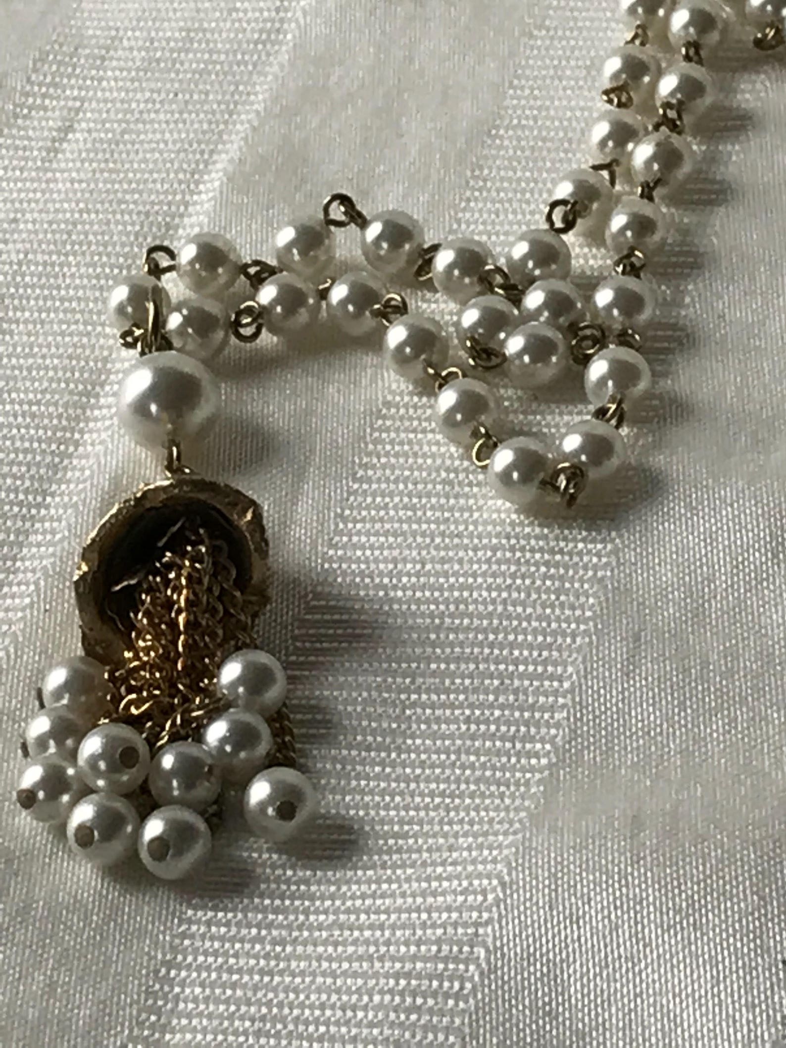 Womens Pearl Bracelet Vintage Costume Accessories Female Halloween main image 1