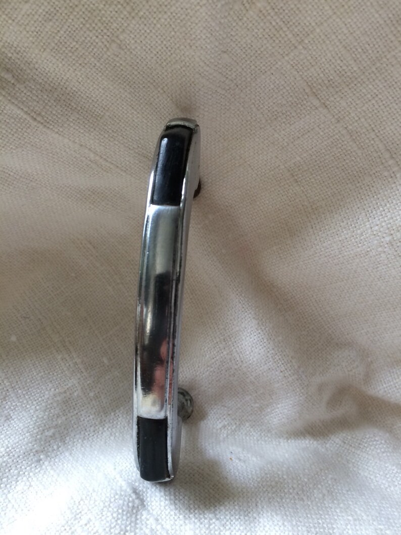 Deco Chrome And Bakelite Kitchen Cabinet Pulls Etsy