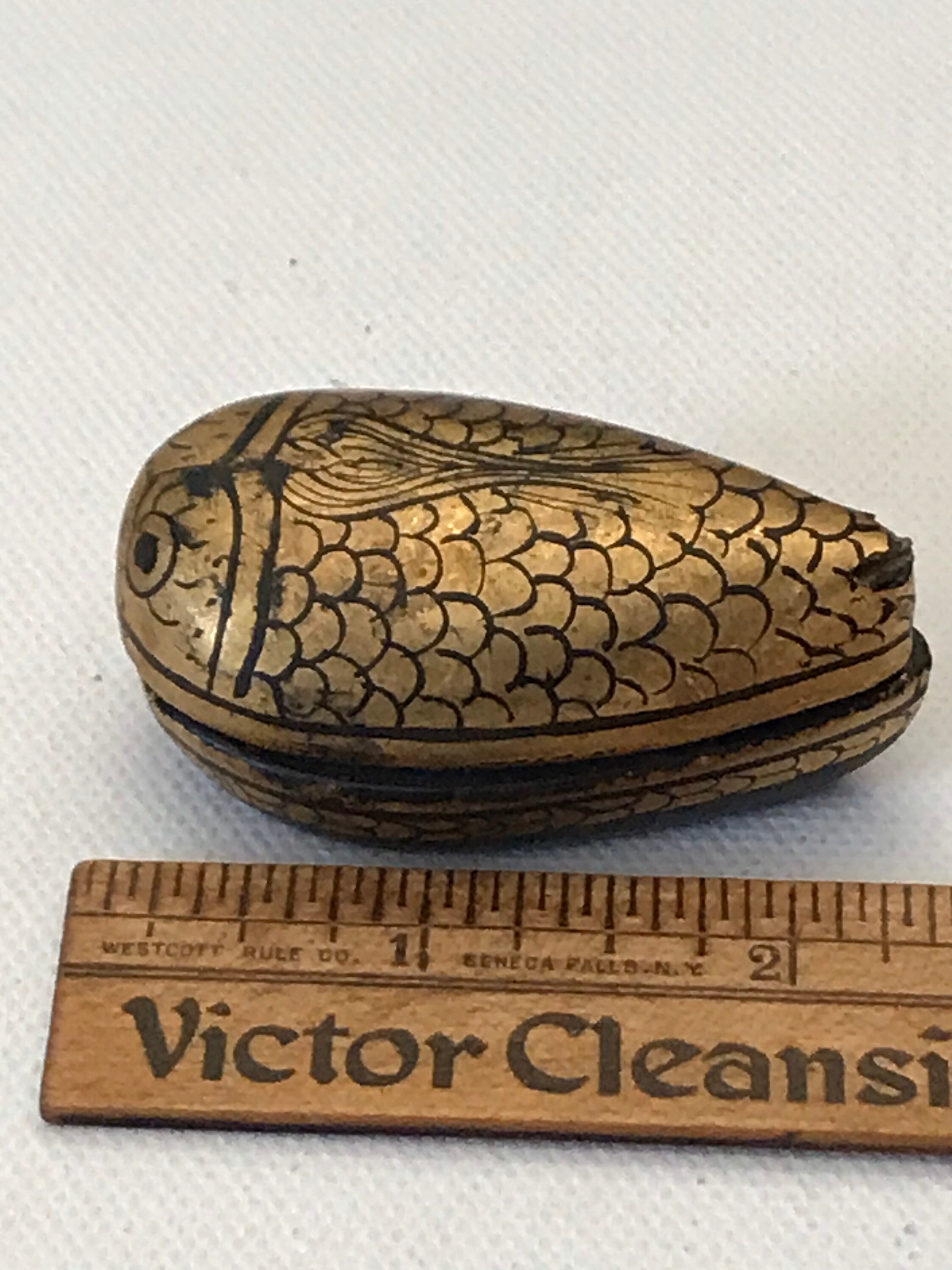 Boite Bijoux Laqué Motif Poisson