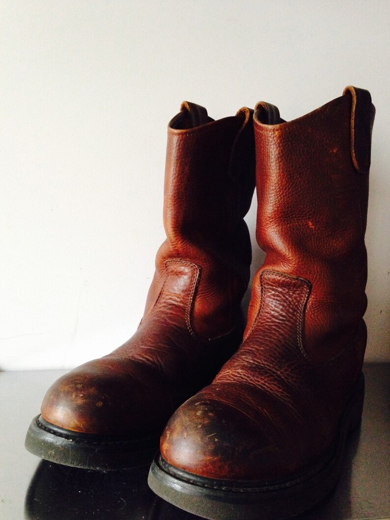 vintage iron age boots