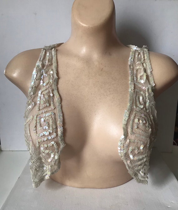 Sequined Bolero Top • Sequined Shrug • Costume•